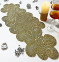 Golden Orion Beaded Table Runner
