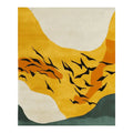 Golden Sky Birds Hand Tufted Rug