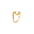 Gold Wave Ring