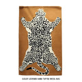 Goldy Leopard Hand Tufted Wool Rug
