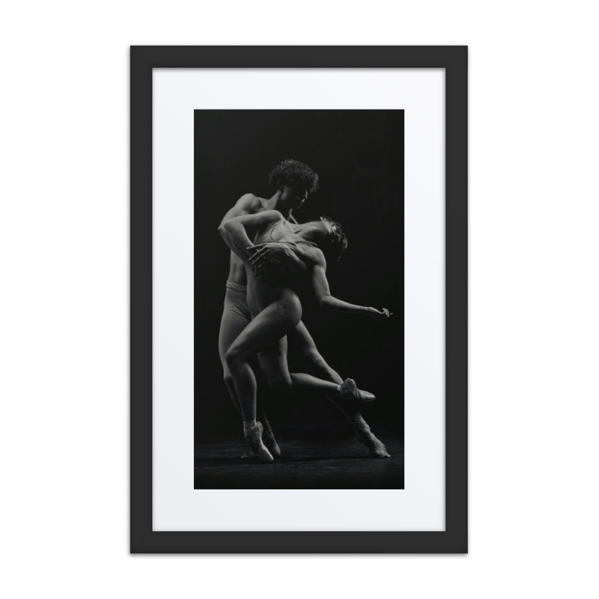 Graceful Bond | Dance-Art Framed Poster #77 (23.5" H x 17.5" W)