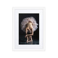 Graceful Bow | Dance-Art Framed Poster #58 (21.5" H x 17.5" W)