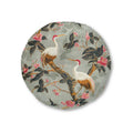 Graceful Crane and Blossom Pattern Floor Pillow