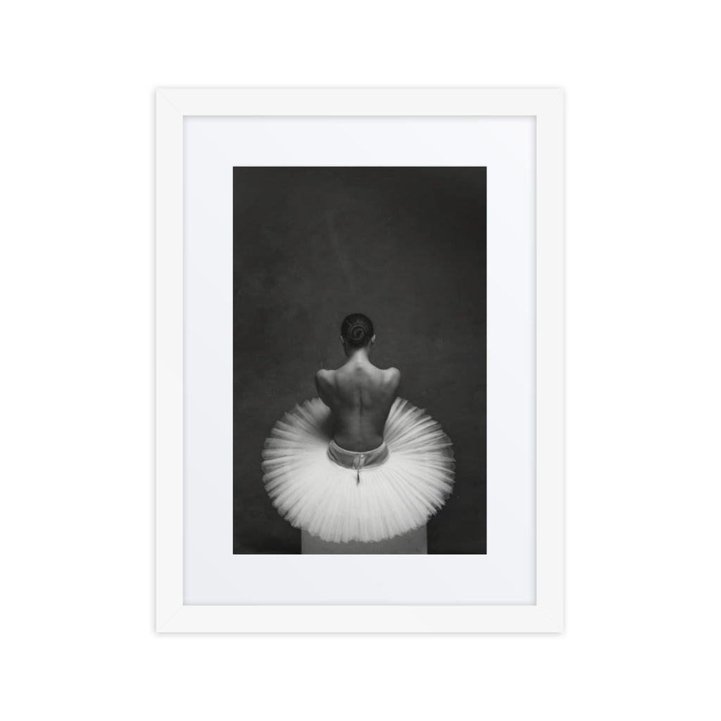 Graceful Reflection | Dance-Art Framed Poster #56 (21.5" H x 17.5" W)