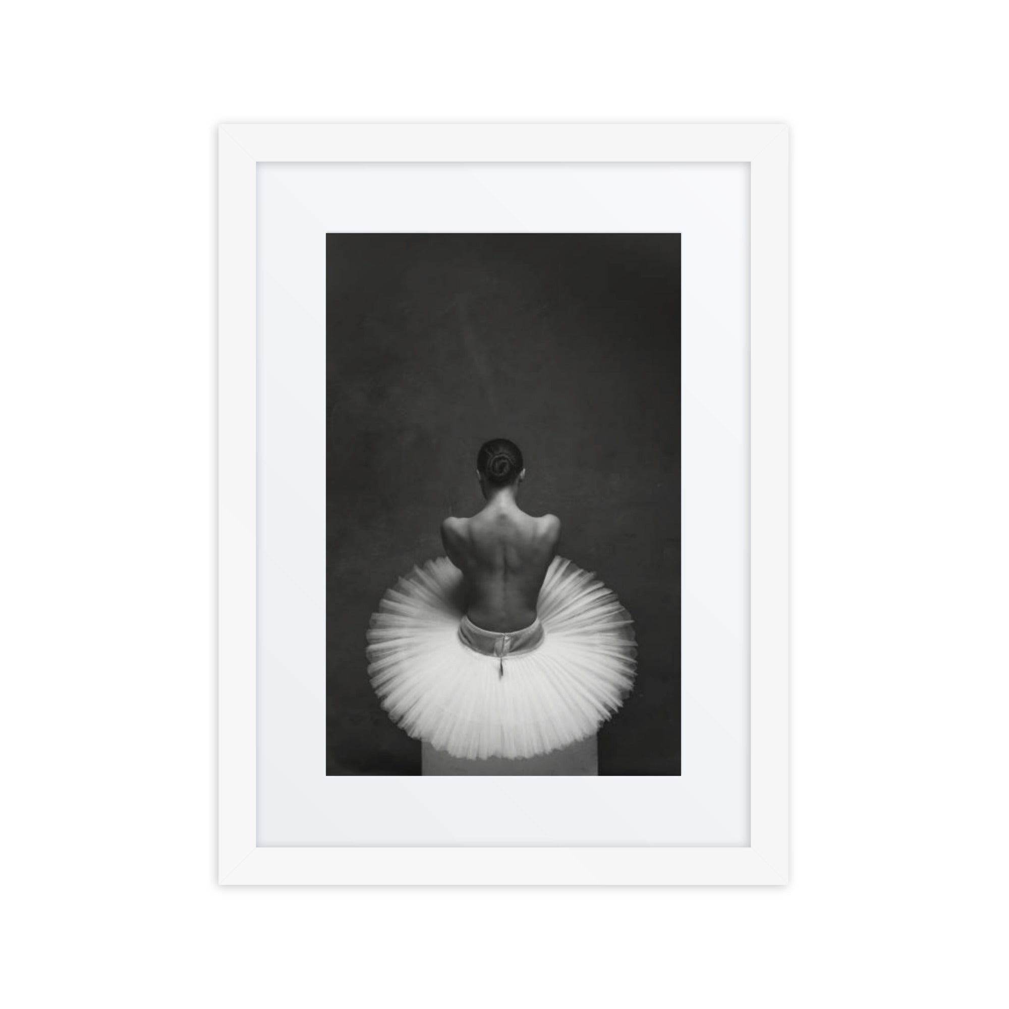 Graceful Reflection | Dance-Art Framed Poster #56 (21.5" H x 17.5" W)