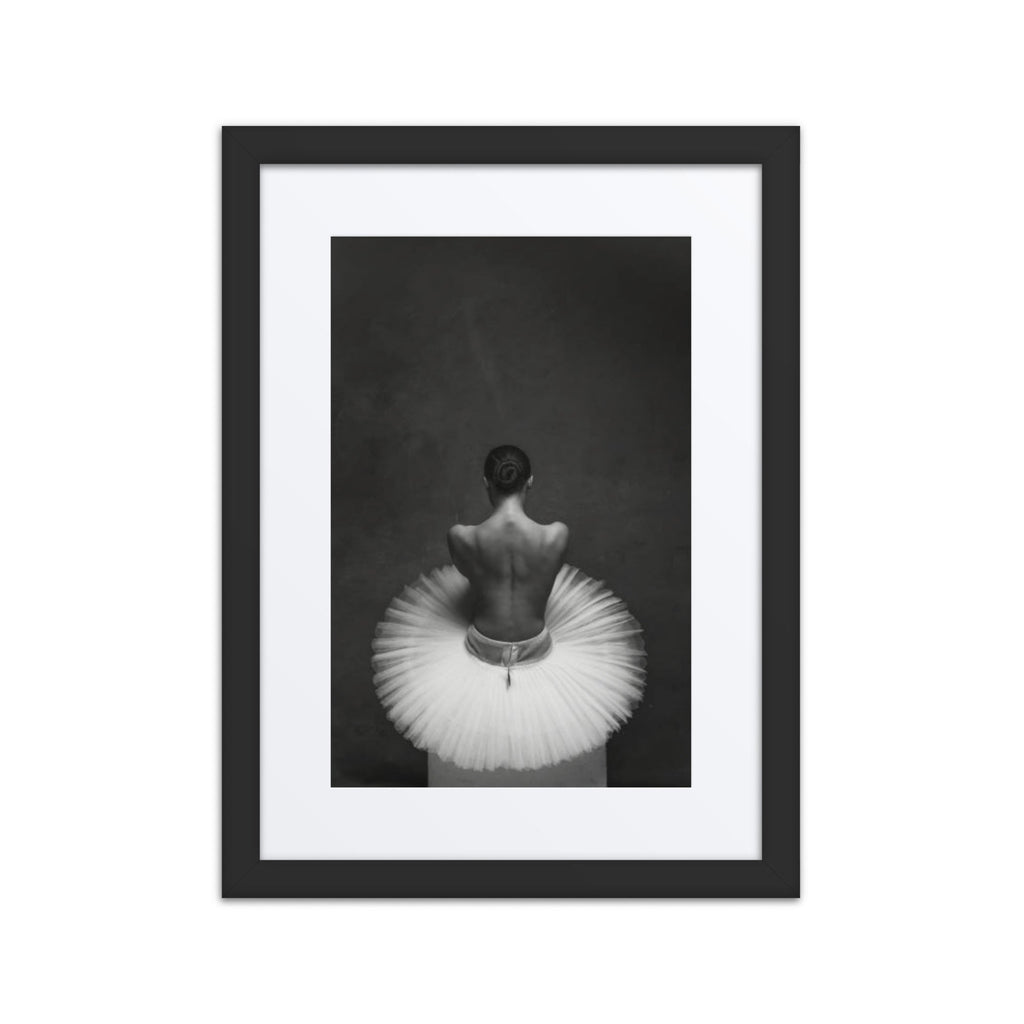 Graceful Reflection | Dance-Art Framed Poster #56 (21.5" H x 17.5" W)