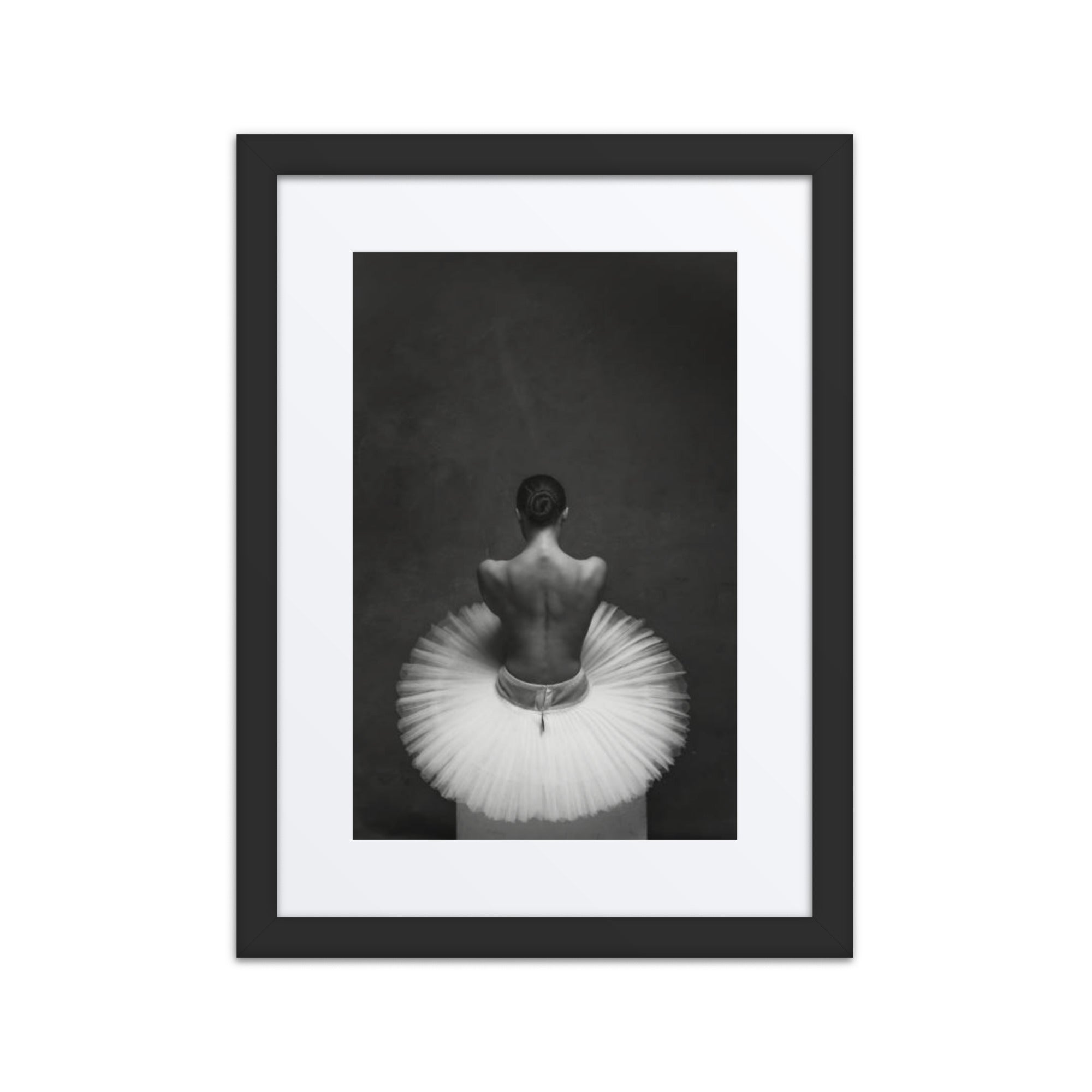 Graceful Reflection | Dance-Art Framed Poster #56 (21.5" H x 17.5" W)