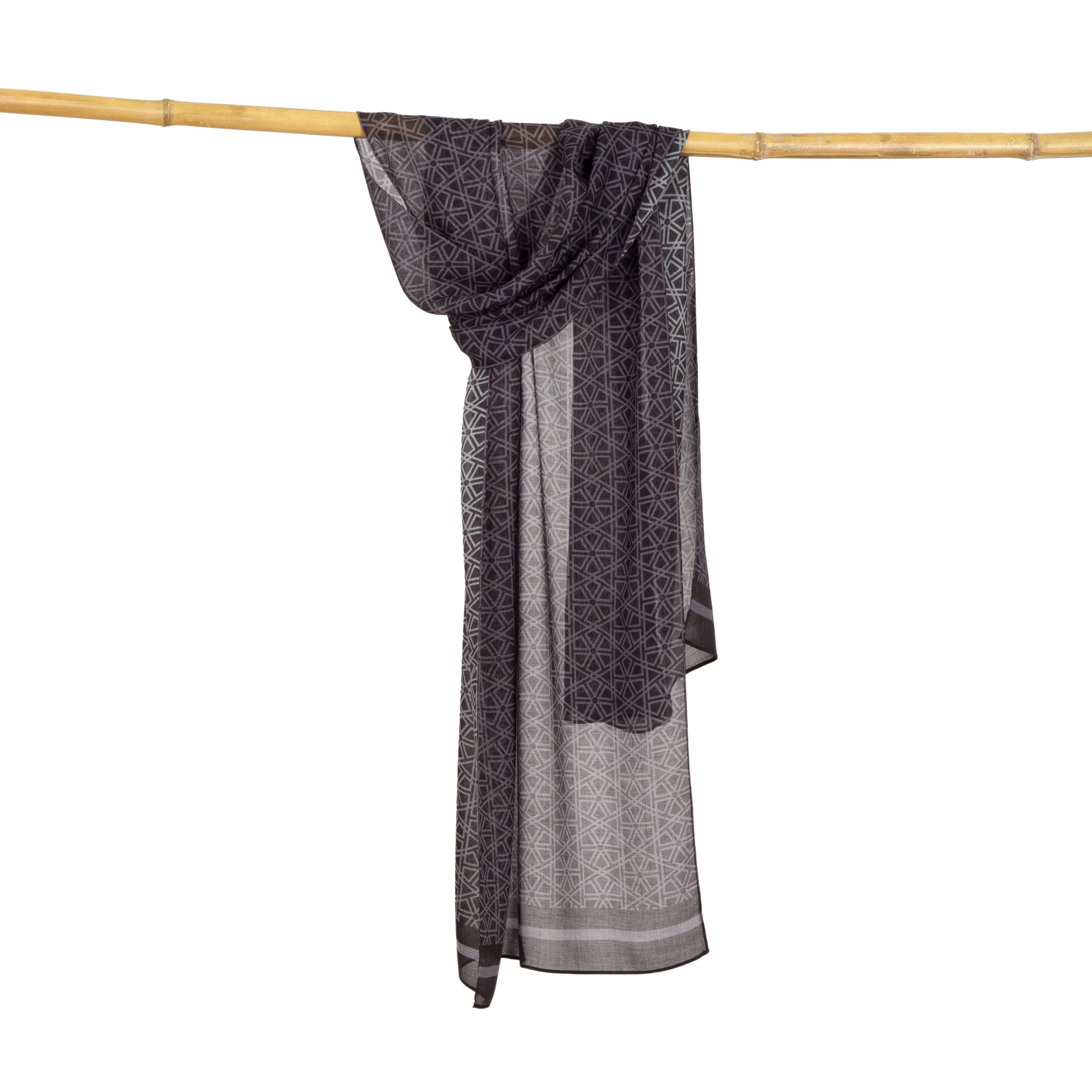 Black and Gray Scarf Taif v1