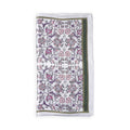 Gray Silk Scarf with Ottoman Floral Print Halkar