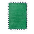 Green Bees Love Hand Tufted Wool Rug