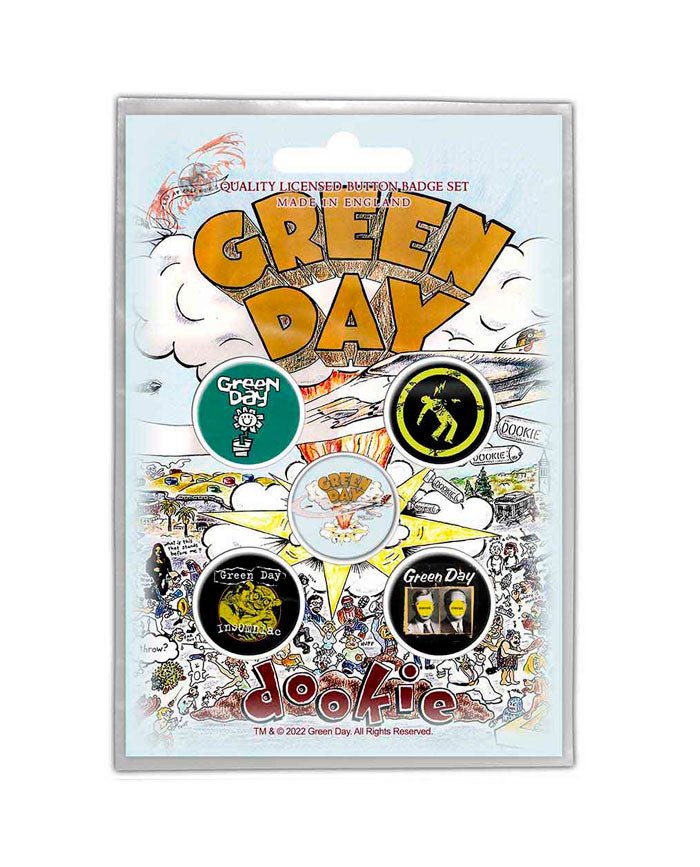 Green Day - Pack de chapas "Dookie"