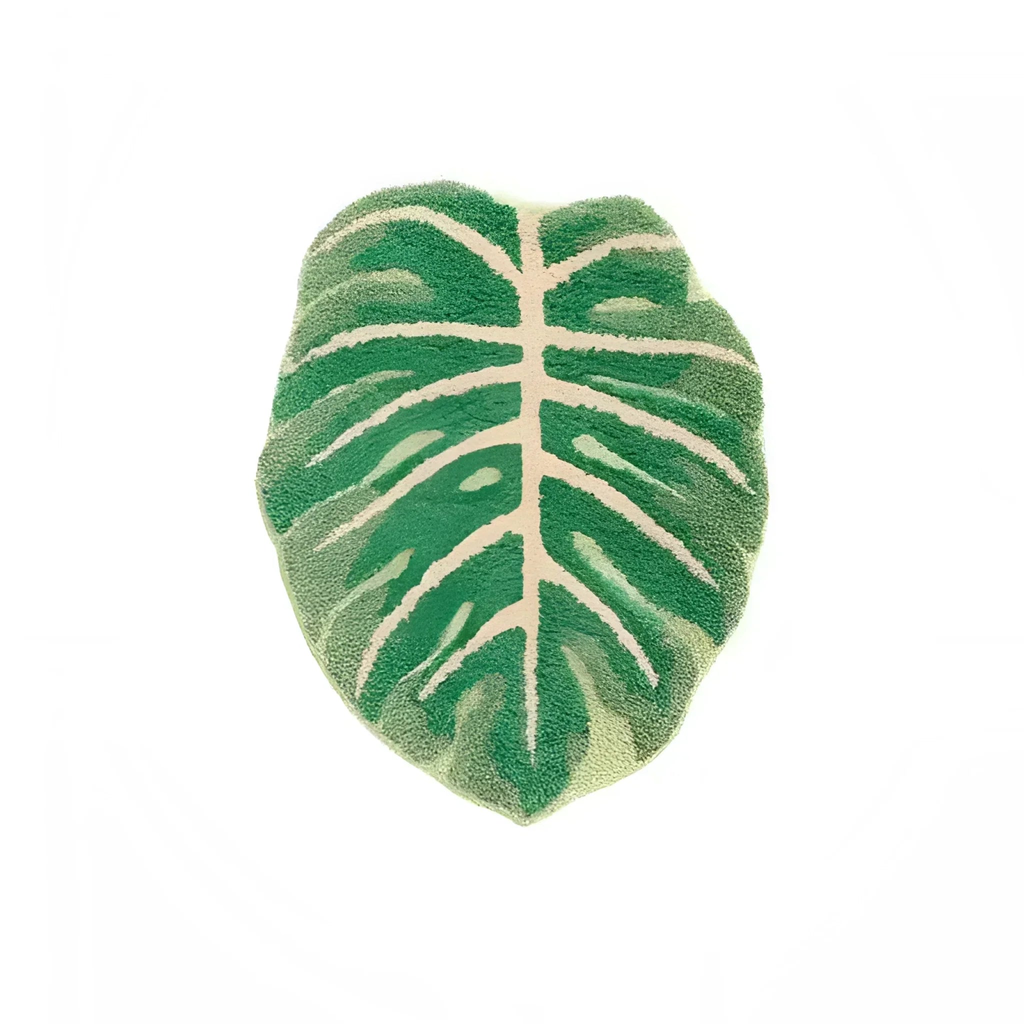 Green Leaf Decorative Bathroom Mat