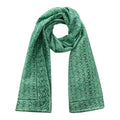 Green Silk Scarf Islamic Tiles