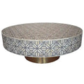 Grey Spider Bone Inlay Coffee Table