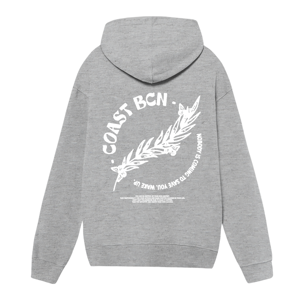 Heather Gray Wake Up Hoodie