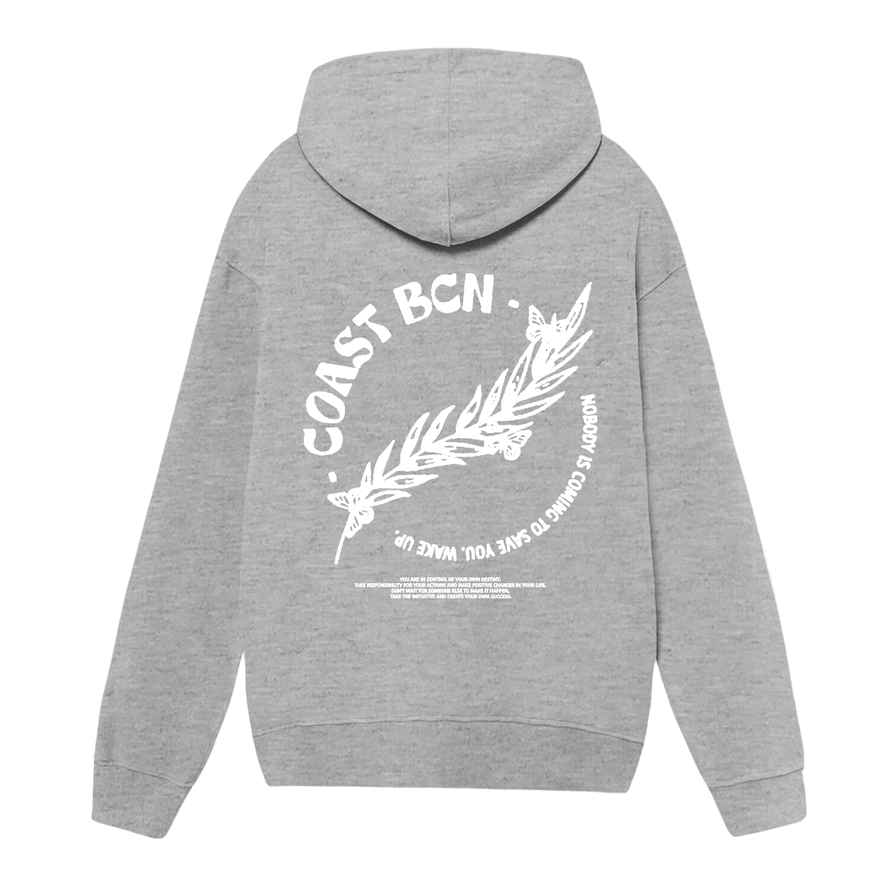 Heather Gray Wake Up Hoodie