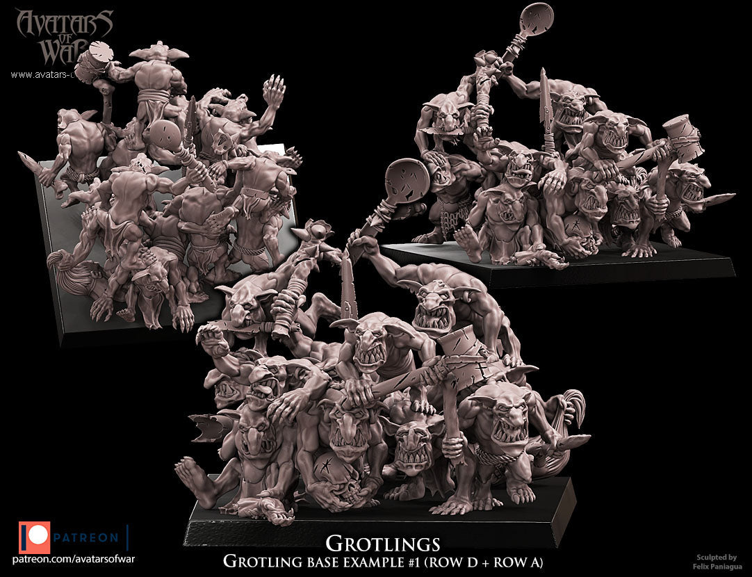 Grotlings, Avatars of War