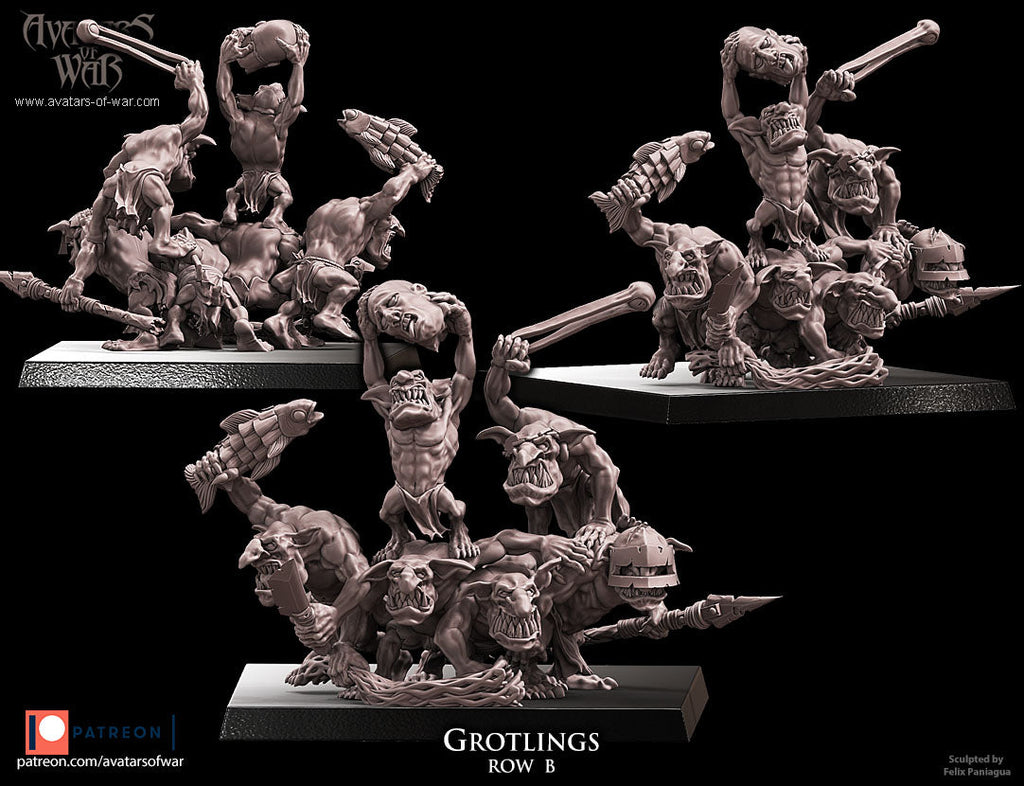 Grotlings, Avatars of War