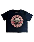 Guns N' Roses - Camiseta Crop Top  "Logo"