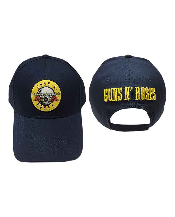 Guns N' Roses - Gorra "Circle Logo" Azul Marino Bordada