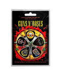 Guns N' Roses - Pack de púas  "Bullet Logo"