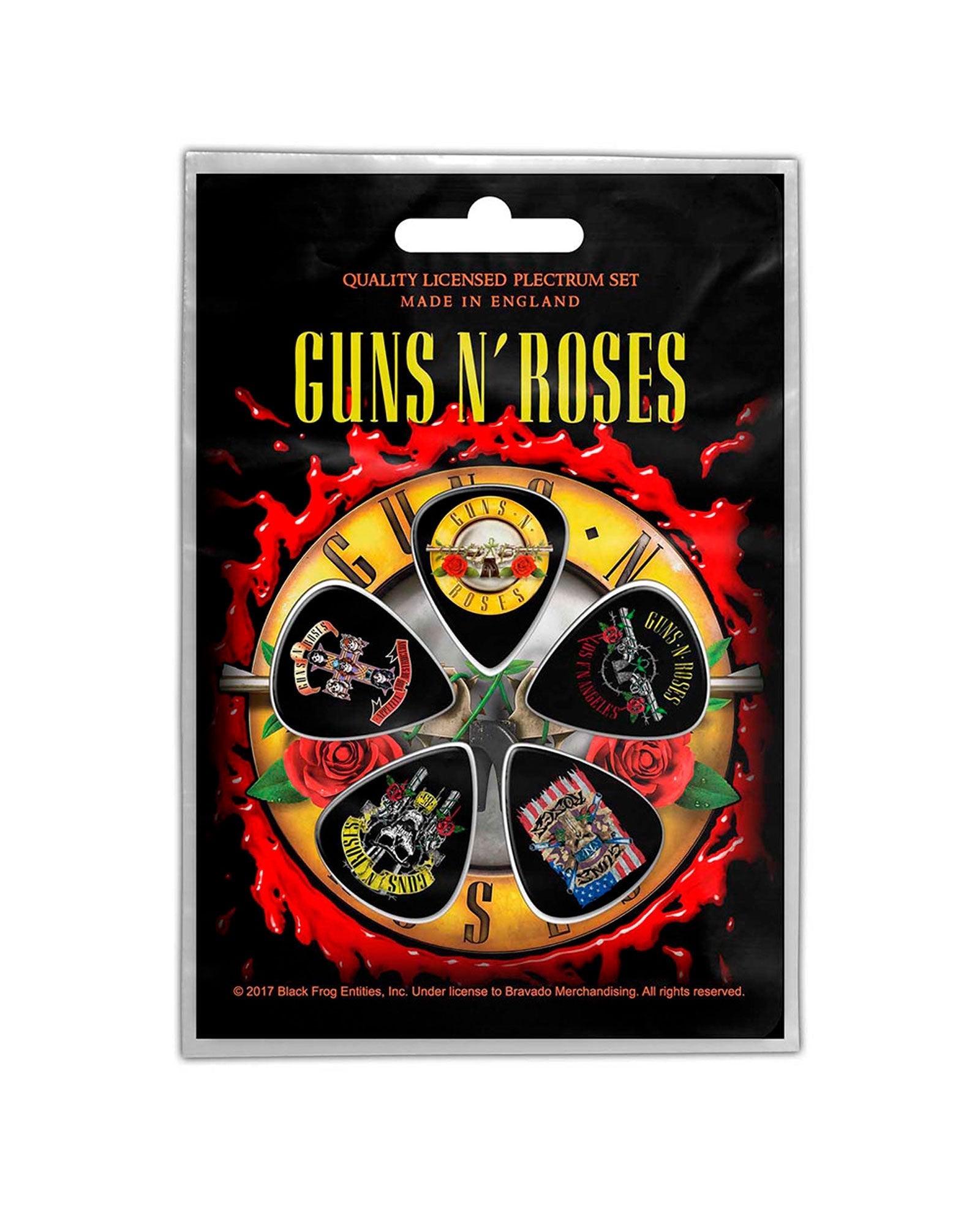 Guns N' Roses - Pack de púas  "Bullet Logo"
