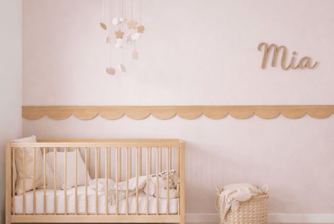 Cornisa de Madera Ondas - Haya Natural