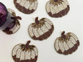 Halloween Pumpkin Beaded Coasters set of 6