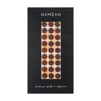 Brown Islamic Art-Inspired Modal Scarf Andalus