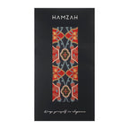 Blue and Red Modal Scarf – Inspired by Turkish Art Rania