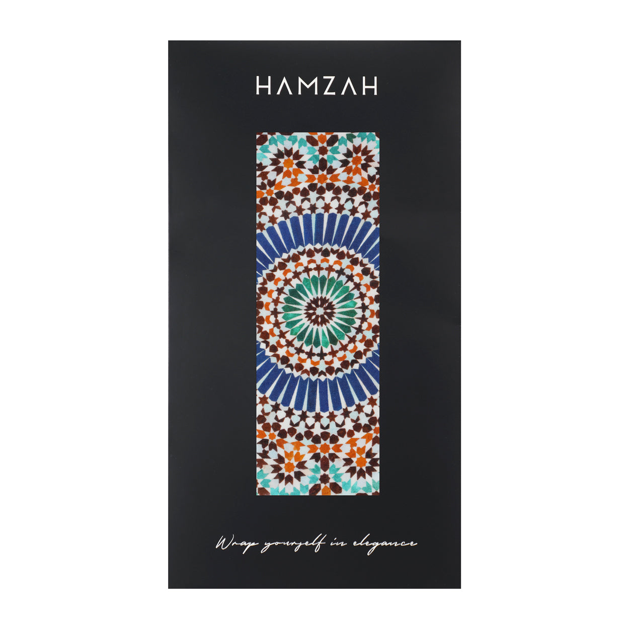 Moroccan Tiles Inspired Multicolor Scarf Dajla