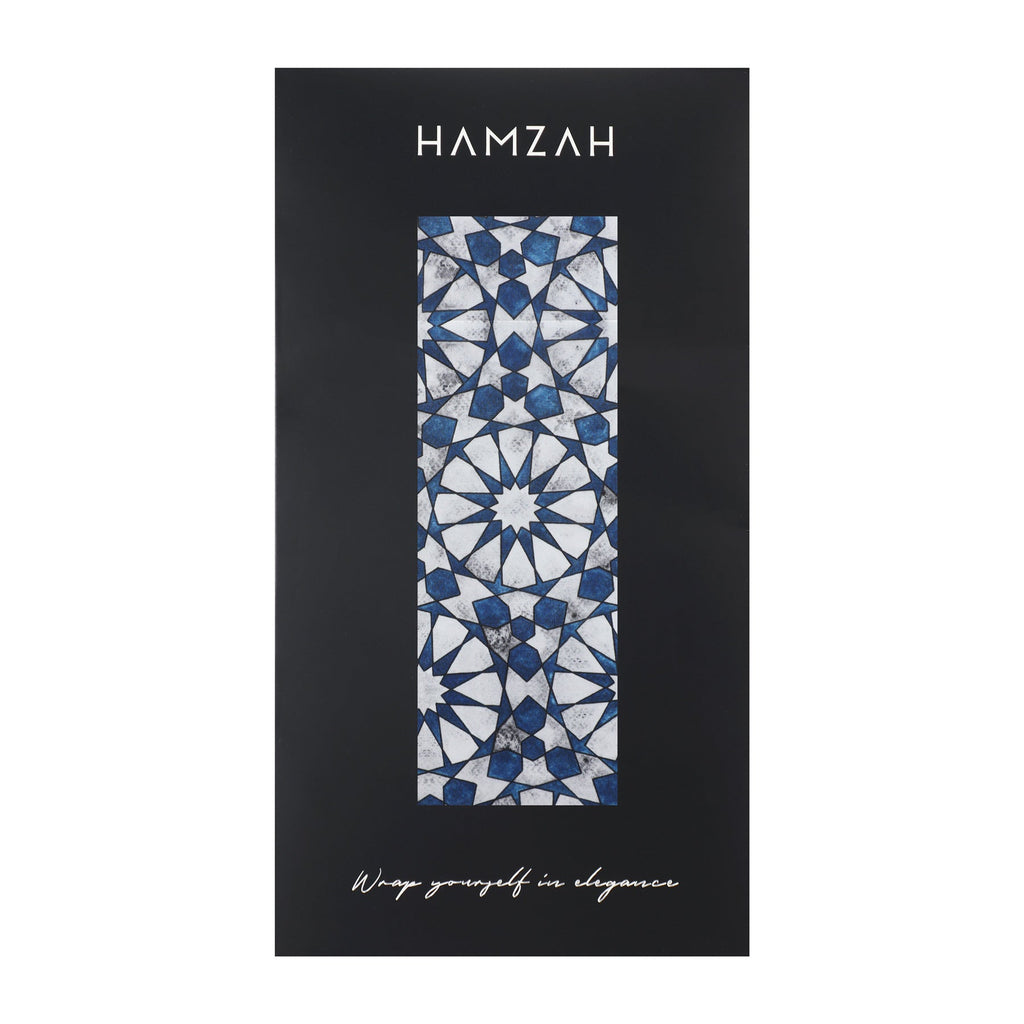 Islamic Tessellation Silk Scarf Muqarnas V2