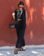 pantalón mía negro ◎