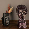 Hand Crafted Bronze Hermes Bust Statue