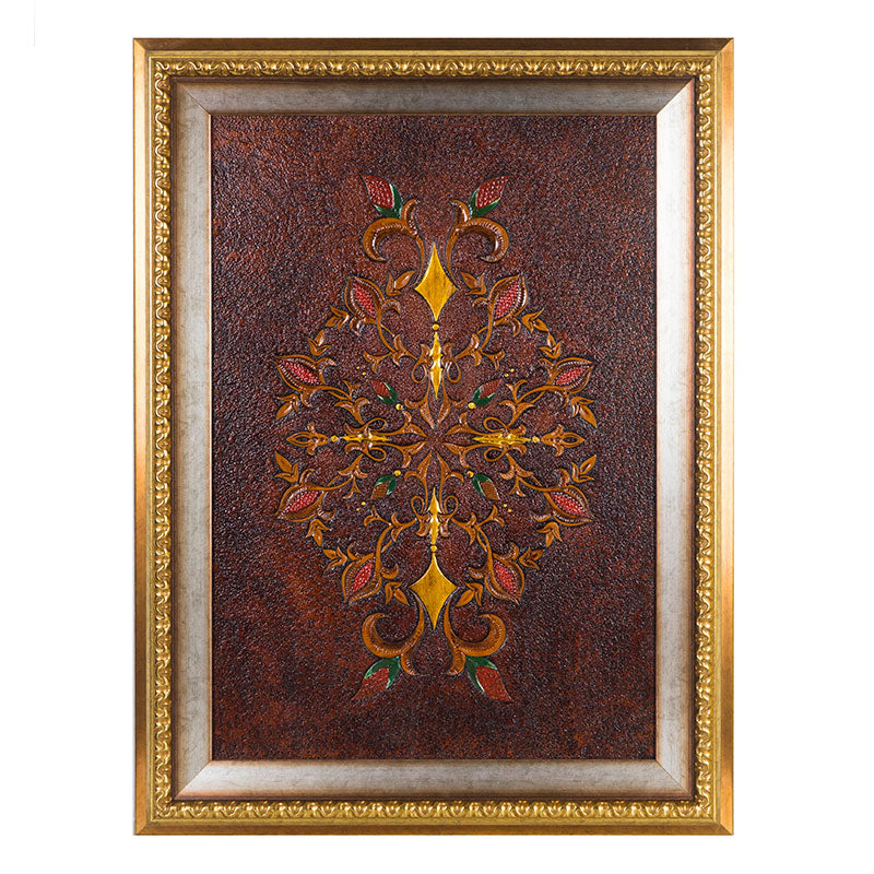 Hand Tooled Leather Wall Art Granada