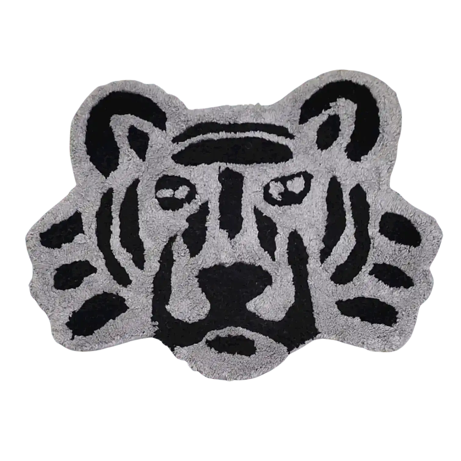 Handmade Cotton Lion Face Shaped Bath Mat