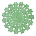 Handmade Desi Round Jute Rug - Green