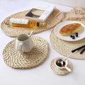 Handwoven Corn Fiber Round Placemat
