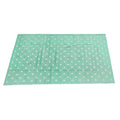 Handwoven Reversible Diamond Cotton Rug - Light Green