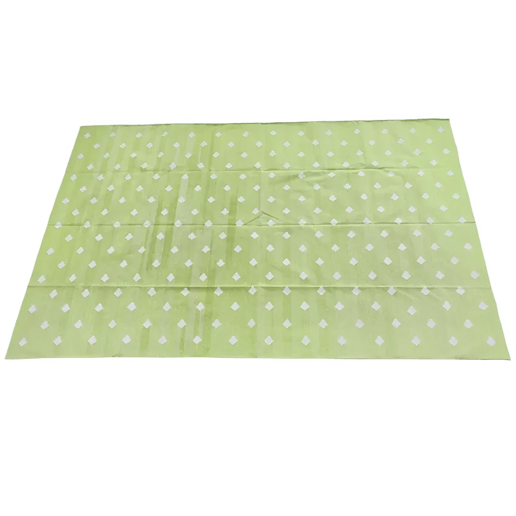 Handwoven Reversible Diamond Cotton Rug - Olive