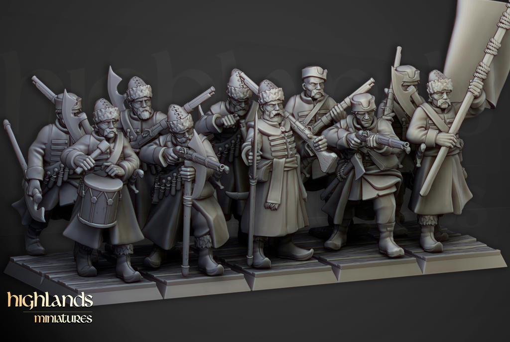Harbor Streltsy, Highlands Miniatures