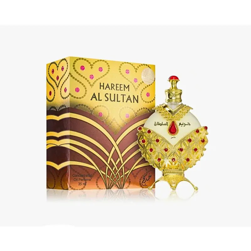 Hareem Al Sultan Gold - Elegancia Floral con Toques Dorados
