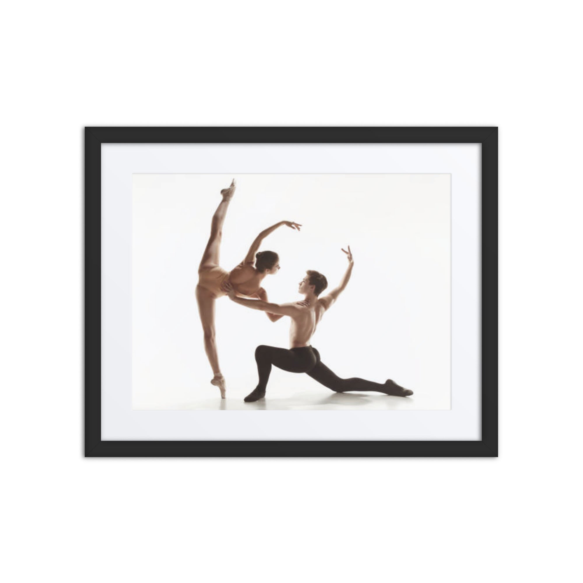 Harmonious Duet | Dance-Art Framed Poster #83 (21.5" H x 25.5" W)