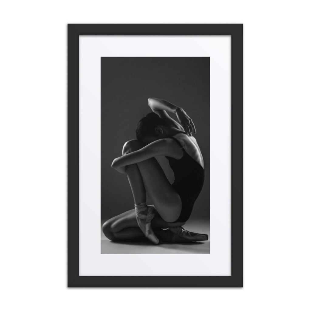 Harmony in Stillness | Dance-Art Framed Poster #66 (23.5" H x 17.5" W)