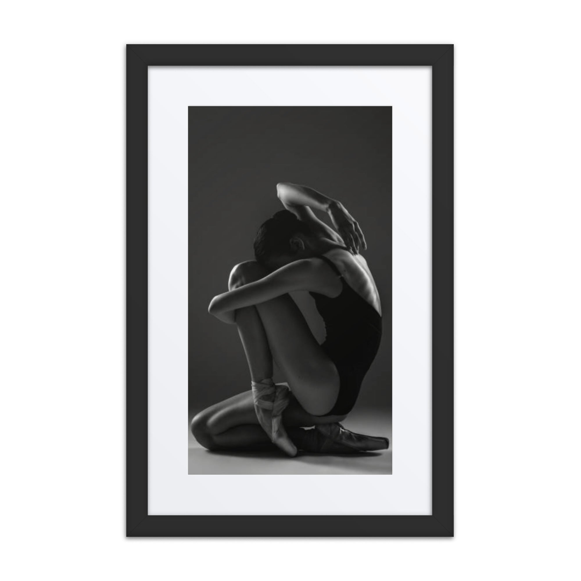 Harmony in Stillness | Dance-Art Framed Poster #66 (23.5" H x 17.5" W)