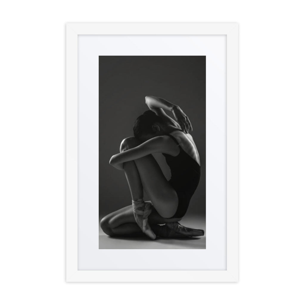 Harmony in Stillness | Dance-Art Framed Poster #66 (23.5" H x 17.5" W)