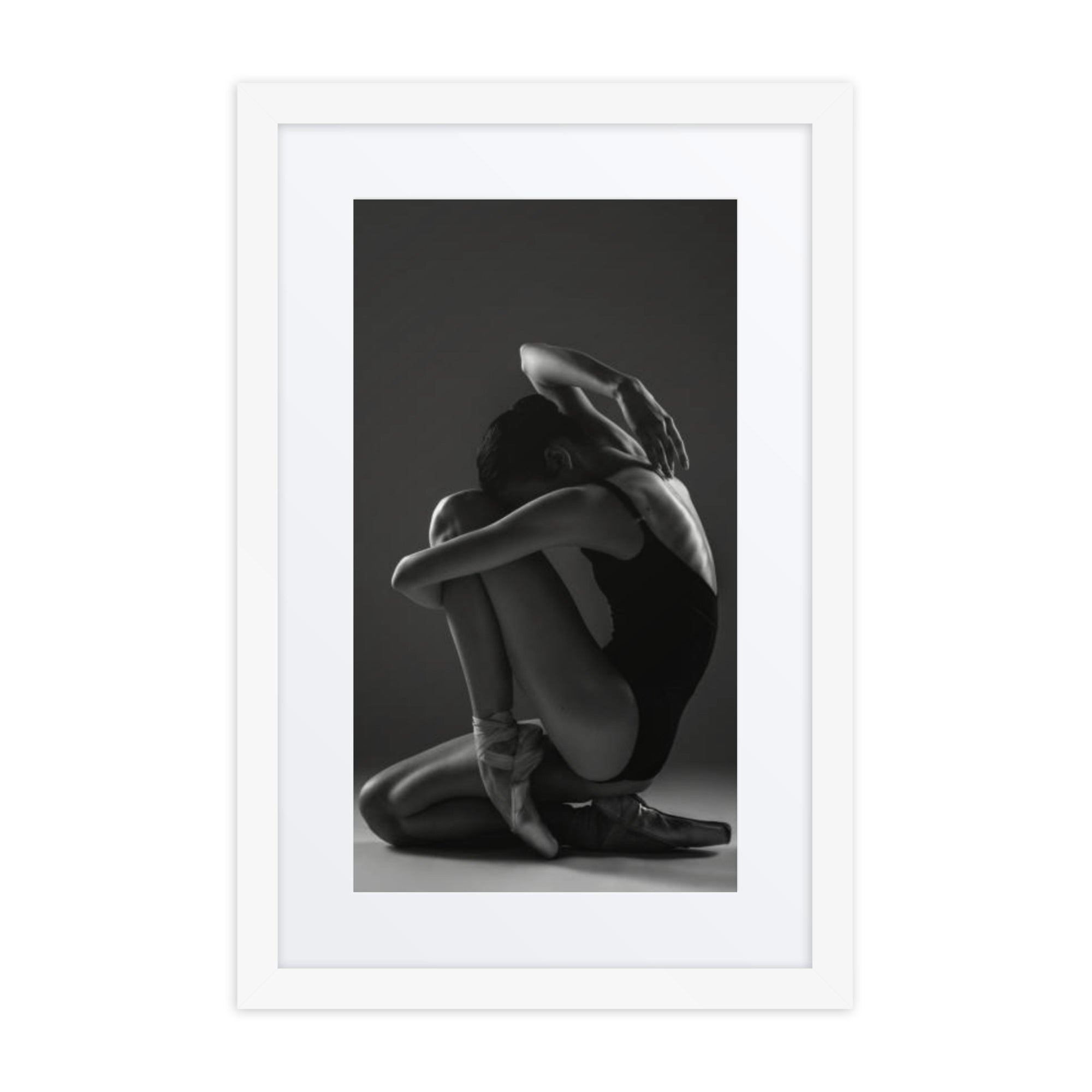 Harmony in Stillness | Dance-Art Framed Poster #66 (23.5" H x 17.5" W)