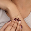 Pulsera con amuletos de número de edad