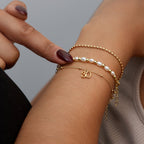Age Number Charm Bracelet - Solid Silver / Style 2