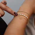 Age Number Charm Bracelet - Sterling Silver / Style 1